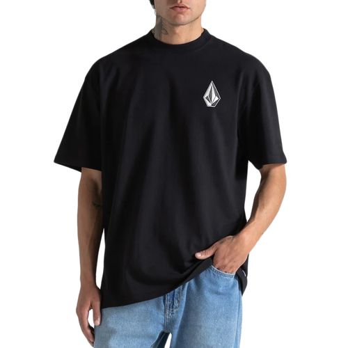 Camiseta Masculina Volcom Single Stone Oversized PRETO-VLTS030227-